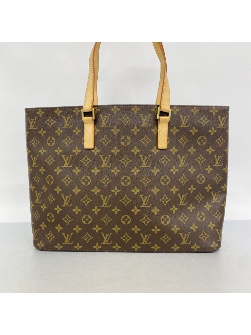 ★SOLD★ Louis Vuitton Tote Monogram Luco Brown - Picture 10 of 10
